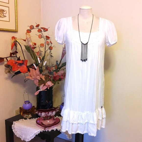 Vintage NEW sandwich jewellery Black Chain Pendant VTG Necklace - Picture 8 of 8